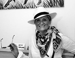E' morta Giusi Bergandi. L'artista in "bianco e nero"