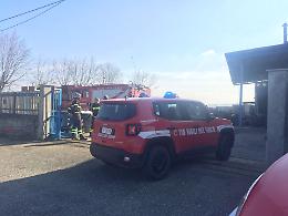 Infortunio sul lavoro: capo produzione intossicato mentre cerca di spegnere un incendio