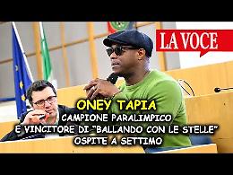Oney Tapia e la sua generosa  conferenza “più forte del buio” (VIDEO)