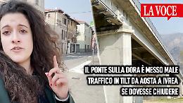 Ponte sulla Dora: saltano le giunture. Il prospetto? Tir incastrati per le strade di paese (VIDEO)