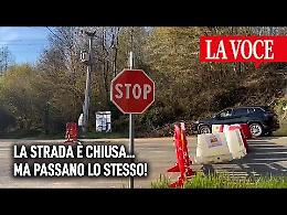 I furbetti della Vauda: la strada è chiusa ma loro passano lo stesso (VIDEO)