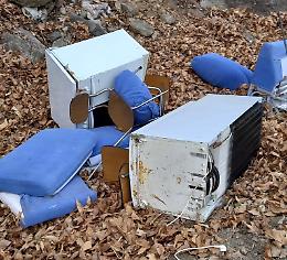 Scarica abusivamente rifiuti in un bosco: lo beccano grazie alle telecamere