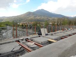 Senza piogge, il ponte riaprirà entro maggio