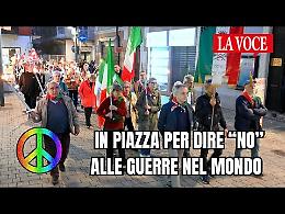 In piazza della Libertà per dire  “NO” alle guerre nel mondo (VIDEO)
