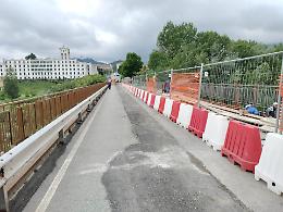 Dopo mesi e polemiche, riapre il ponte di Cuorgnè a senso unico 