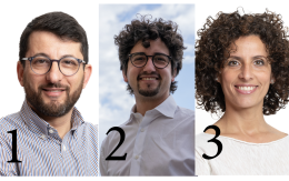 I magnifici tre delle preferenze: Spitale, Gaudino e Pacetti sul podio