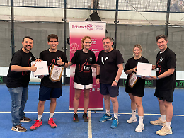 I Rotaract si sfidano a padel per sostenere la ricerca delle Molinette