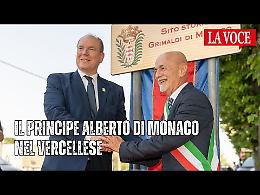 Il Principe Alberto di Monaco nel vercellese: paese blindato e strade piene (VIDEO)