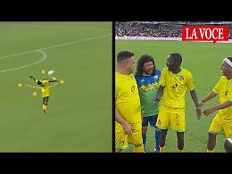 Lo stop di faccia di Khaby sul lancio di Ronaldhino fa scassare dal ridere (VIDEO)