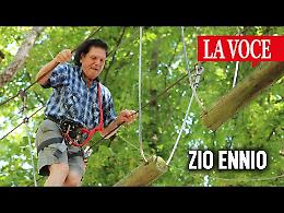 Festeggia i suoi 90 anni volando tra gli alberi del Parco Avventura