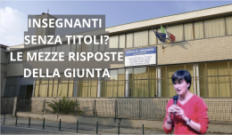 Insegnanti senza titoli a scuola? Le mezze risposte di un assessore "in imbarazzo"