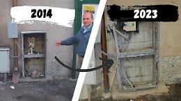 2014-2023: quasi dieci anni e il Comune non ha ancora riparato le cassette incendiate. Che vergogna...