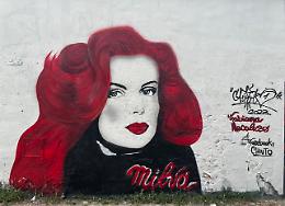 Un murales per gli 84 anni di Milva