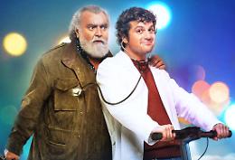 Frank Matano e Diego Abatantuono in "Una notte da dottore"