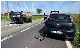 Scontro frontale, morto un motociclista