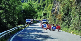 Frana sulla Provinciale: la strada riapre a senso unico alternato