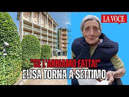 Fine di un incubo... Elisa ritorna nella sua Settimo. Trovato un posto alla RSA  