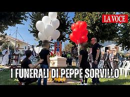 Un pianto senza più lacrime, ai funerali di Peppe Sorvillo: "Rendete più umano il lavoro!"