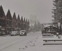 E' arrivata la prima neve sulle Alpi piemontesi