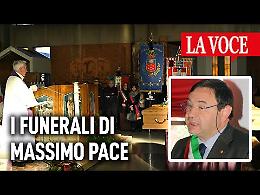 L'ultimo saluto della città a Massimo Pace (VIDEO)