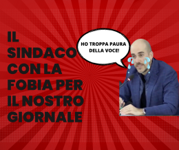 Il Sindaco pacifinto e fifone: vota a favore per paura della Voce