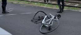 Bicicletta si schianta contro un'auto, il ciclista era ubriaco!