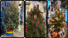 Vota l'albero di Natale più bello! C'è anche quello per i diritti Lgbtq+