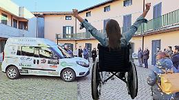 40  imprenditori del Canavese si mettono insieme per regalare un'auto per il trasporto dei disabili