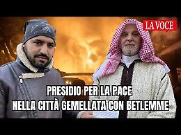 Guerra Israelo-Palestinese, presidio per la pace nella città gemellata con Betlemme (VIDEO)