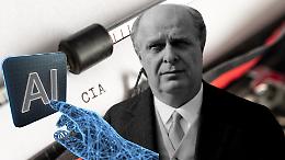 Abbiamo intervistato Adriano Olivetti... Dall'aldilà o dall'algoritmo dell'intelligenza artificiale? Dal passato o dal futuro? Arancia o mela?