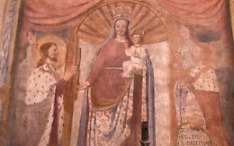I reali di Casa Savoia nell'affresco di Oglianico?