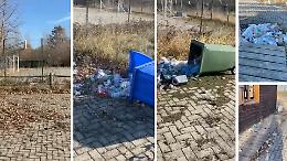 Sporcizia, incuria, degrado e abbandono a Chivasso: ecco com'è ridotto il parco dei Pogliani (VIDEO)