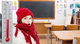 Sciopero del cappotto: a scuola fa freddo da tre giorni, tutti a casa