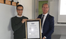 Per il terzo anno consecutivo il Gassino SR ottiene la certificazione ISO 20121