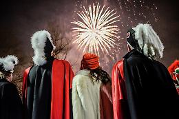 Fuochi d'artificio rinviati a domenica. Stasera la Mugnaia. Domani la battaglia delle arance. Il programma del Carnevale di Ivrea