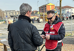 Il "Carnevalone" di Chivasso visto da un volontario alle porte di accesso