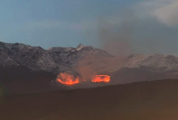 Allerta incendi: brucia il Mombarone