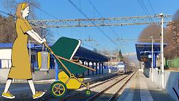 Torino - Ceres: ascensore rotto, una mamma con il passeggino resta bloccata in stazione 