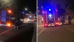 Incendio in Canavese: l'accampamento ed ex poligono militare prende fuoco 