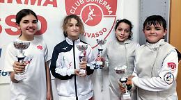 Poker d’assi per il Club Scherma Chivasso
