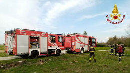 Paura in Canavese: un uomo cade nel canale e viene salvato dai Vigili del Fuoco
