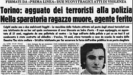 Torino negli anni di piombo - Prima Linea e una tragedia in 3 atti.