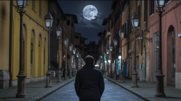 In città la vista sulla luna è sempre più bella: grazie ai lampioni spenti!