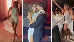 Domizia scatenata, protagonista indiscussa del matrimonio vip con Pecco Bagnaia (VIDEO)