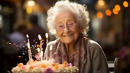Cento candeline per nonna Santa: una vita da celebrare
