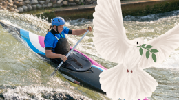 Un messaggio di "pace" ai Campionati del mondo di canoa slalom
