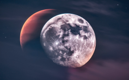 Superluna ed eclissi: l'incredibile spettacolo si vedrà anche in Canavese