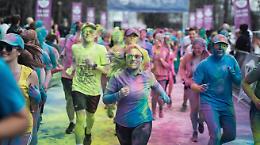 La "Color Run" approda in Canavese con i volontari del soccorso