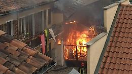 Brutto incendio in centro a Chivasso