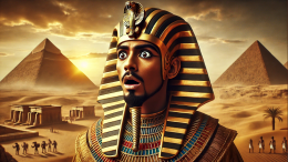 Avvistato un cane in cima alla  Piramide di Giza: ma come ci è arrivato?
